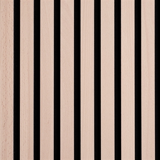 Akustikpanel - Ubehandlet bøgfiner 60 x 240 cm