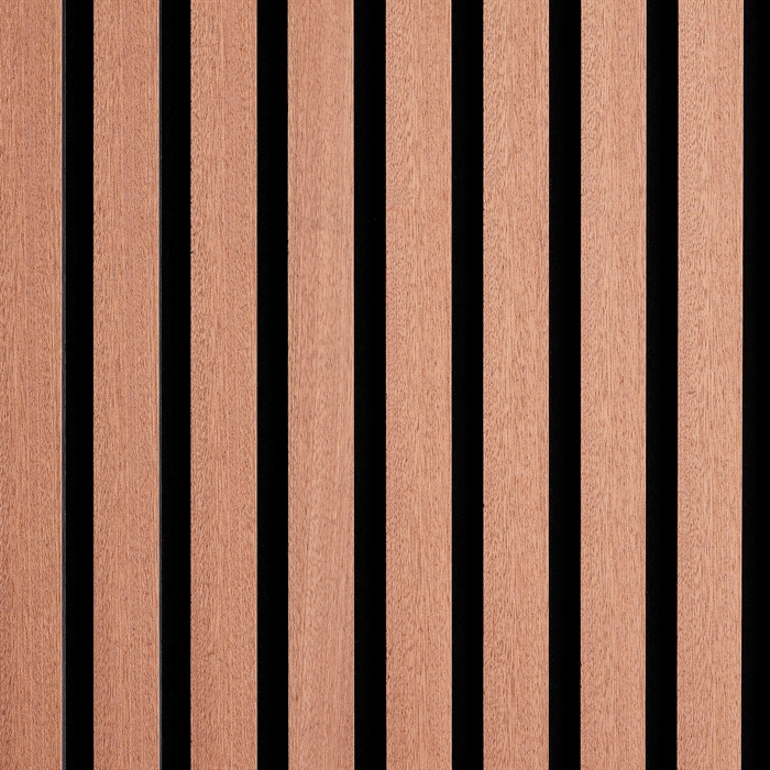 Akustikpanel - Ubehandlet mahognifiner 60 x 240 cm