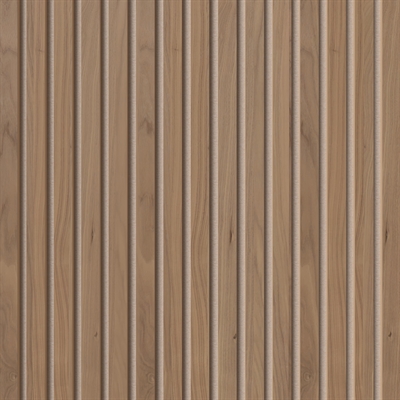 Akustikpanel - Ubehandlet valnøddefiner 60 x 240 cm beige filt