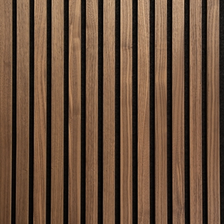 Brandhæmmende akustikpanel - Røget egefiner 60 x 244,8 cm