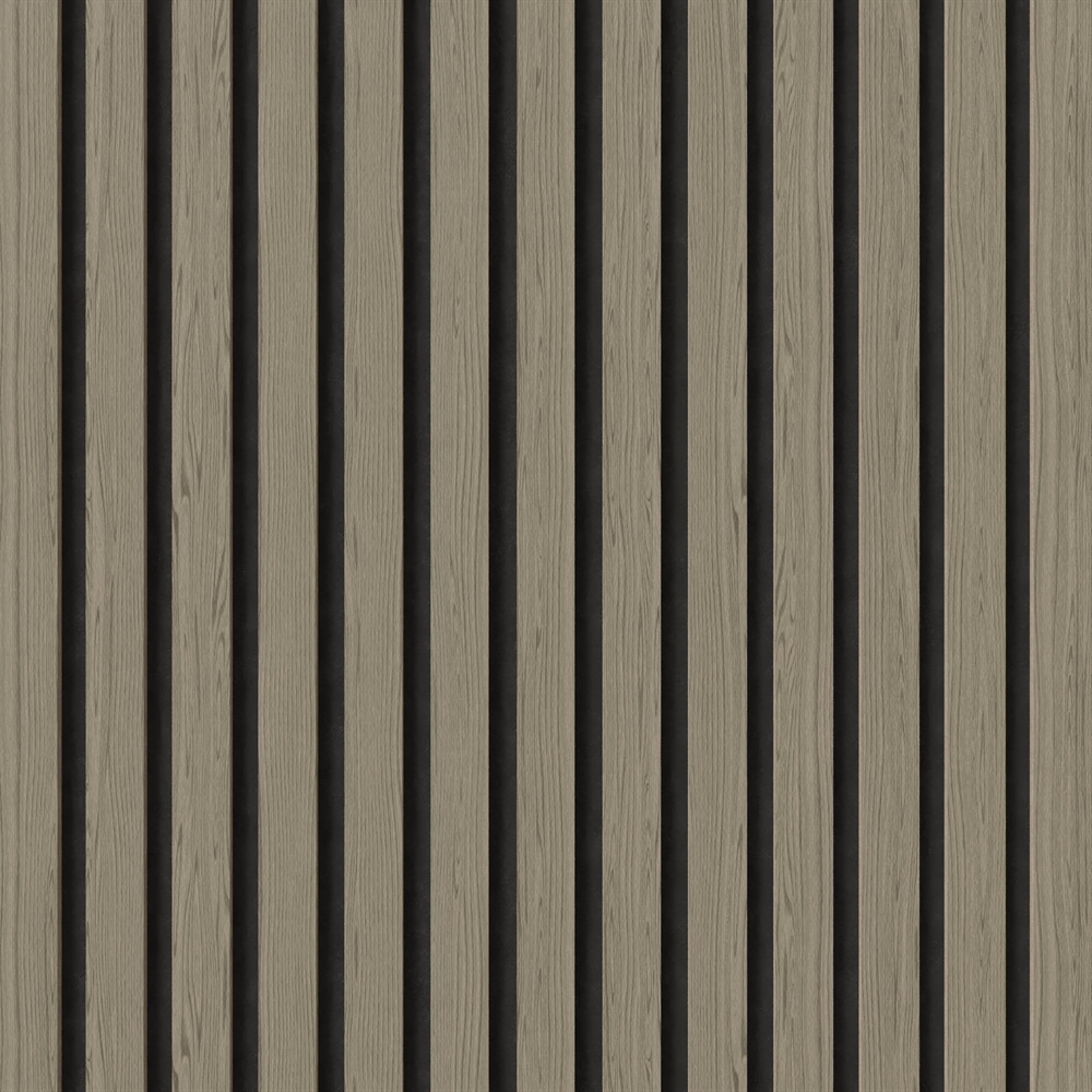 Brandhæmmende akustikpanel - Grå egefiner-look 60 x 248 cm