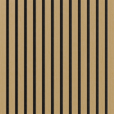 Brandhæmmende akustikpanel-look - Egefiner-look 60 x 248 cm