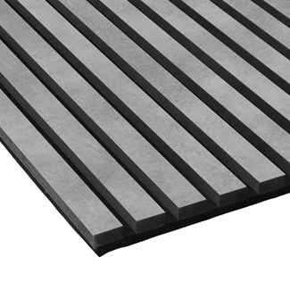 Laminat Akustikpanel - Concrete Grey MDF 60 x 240 cm