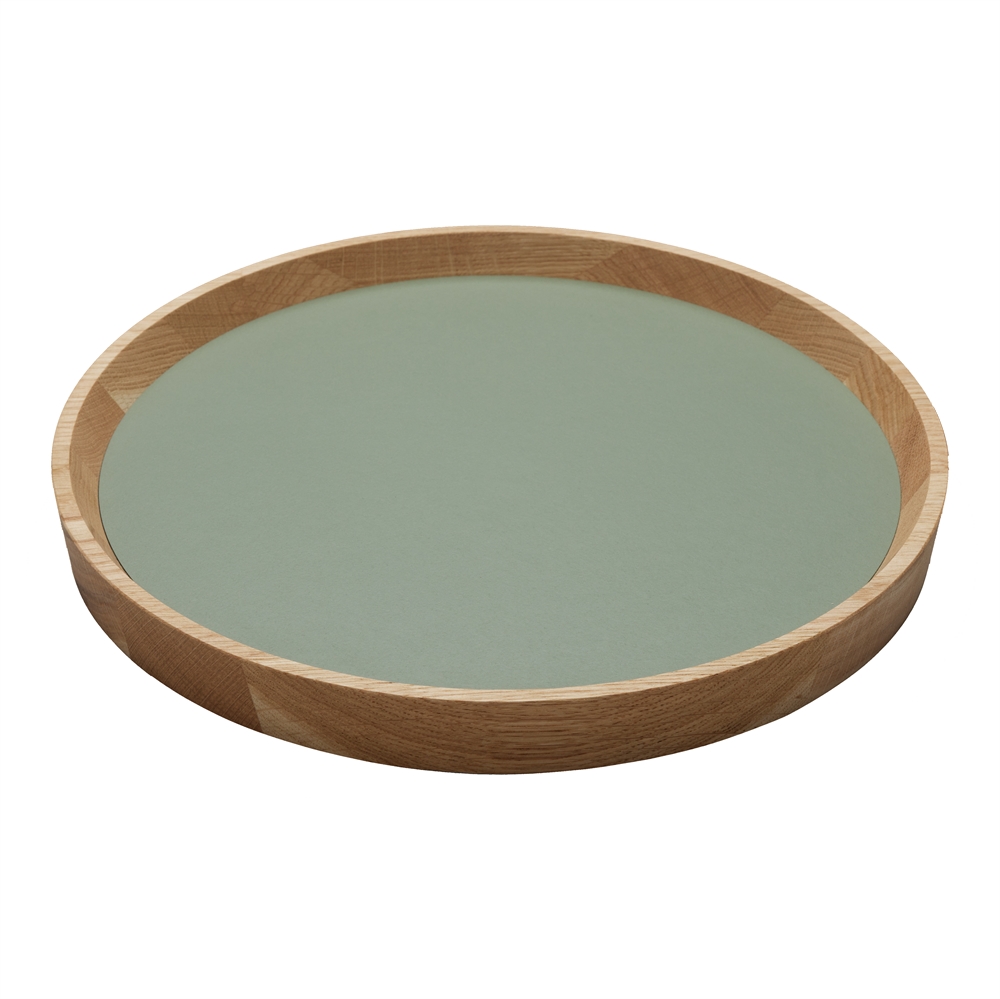 Dekorativ bakke m/linoleum, Eg naturolie, Mellem