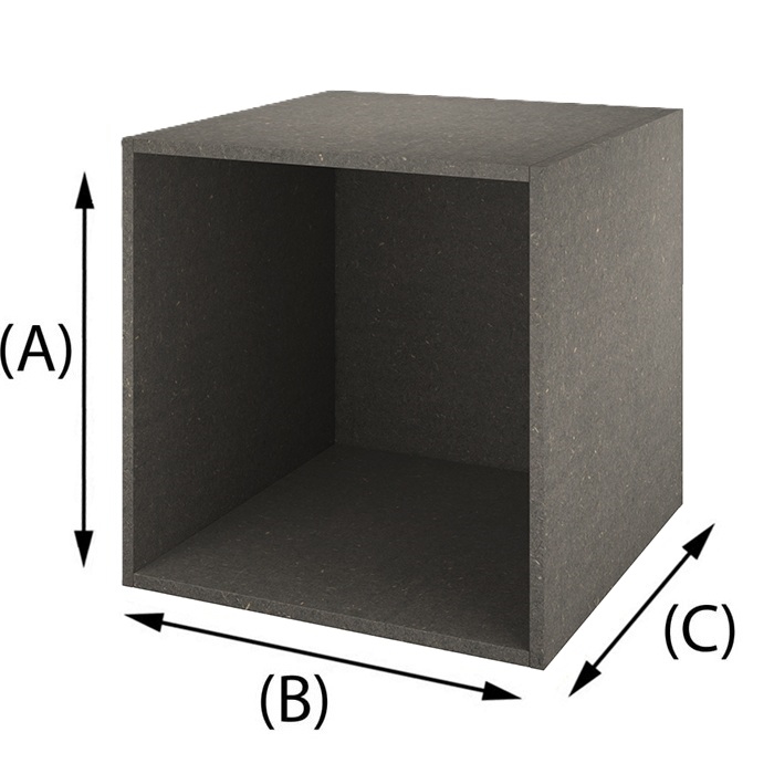 Trækasse Grå Valchromat MDF 16mm